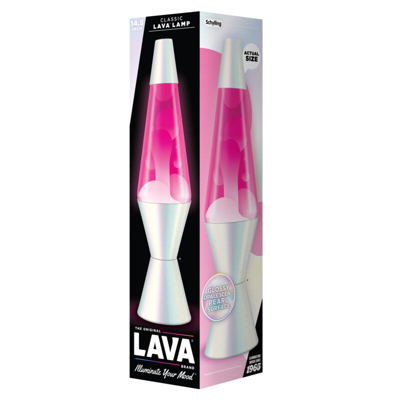 14.5″ Lava Lamp Opalescent Pearl - US 6326