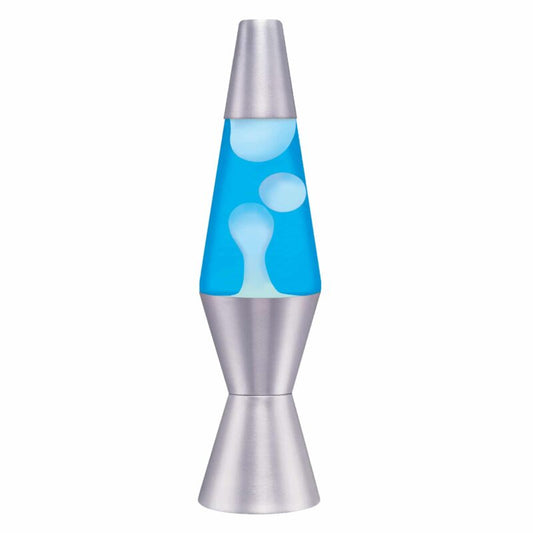 11.5″ LAVA Lamp – White/Blue/Silver - US 8472