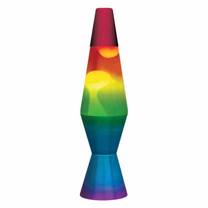 11.5″ LAVA Lamp Rainbow – White/Tricolor - US 5760