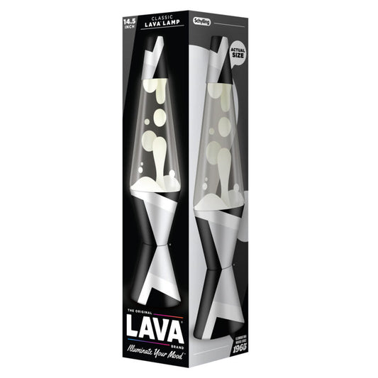 14.5″ Lava Lamp Polygonal White Tone - US 8542