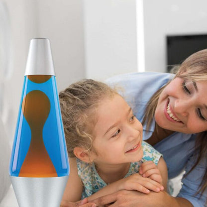 14.5” LAVA Lamp – Orange/Blue/Silver - US 1736