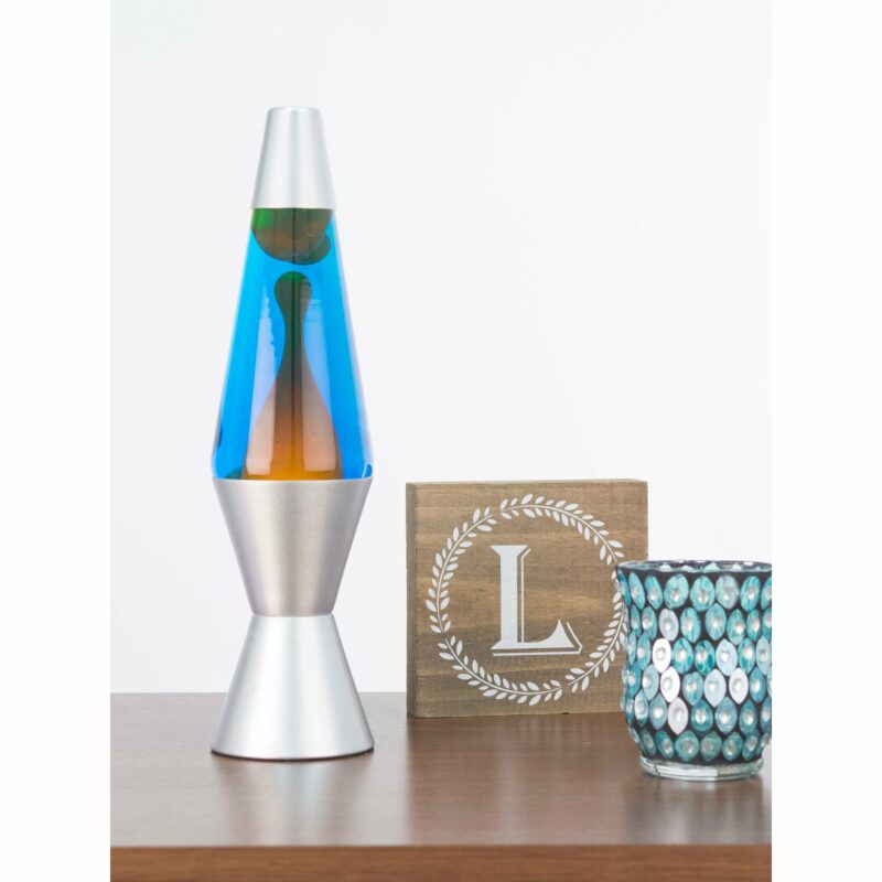 14.5” LAVA Lamp – Orange/Blue/Silver - US 1736