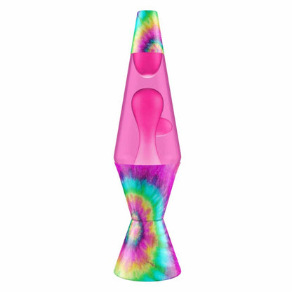 14.5″ LAVA Lamp – Tie Dye Pink Spiral - US 1856