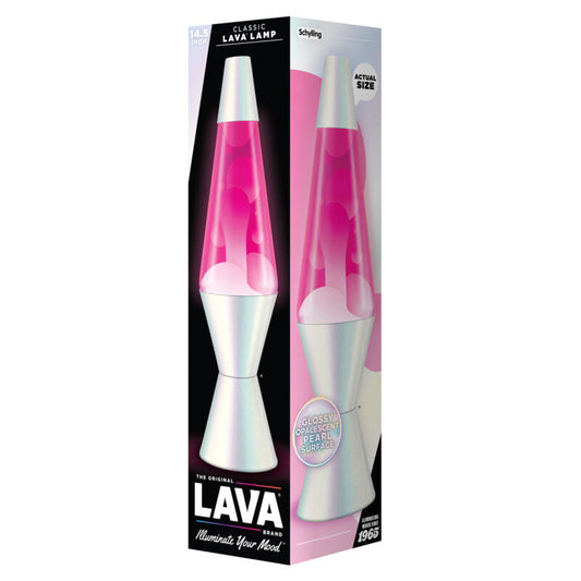 14.5″ Lava Lamp Opalescent Pearl - US 6326