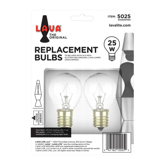 25W LAVA Lamp Light Bulb W/Tray - US 3459