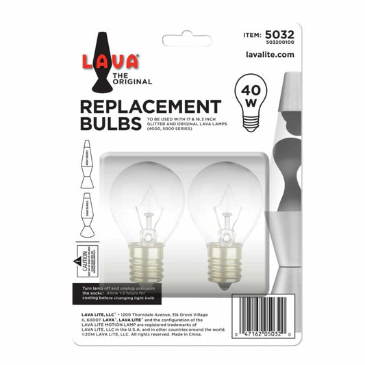 40W LAVA Lamp Light Bulb A15 - US 3761