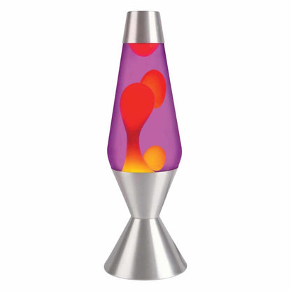 16.3″ LAVA Lamp – Yellow/Purple/Silver - US 5221