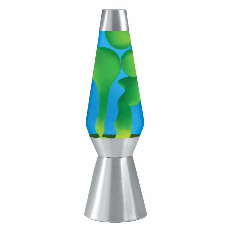 27″ LAVA Lamp Grande – Yellow/Blue/Silver - US 8547