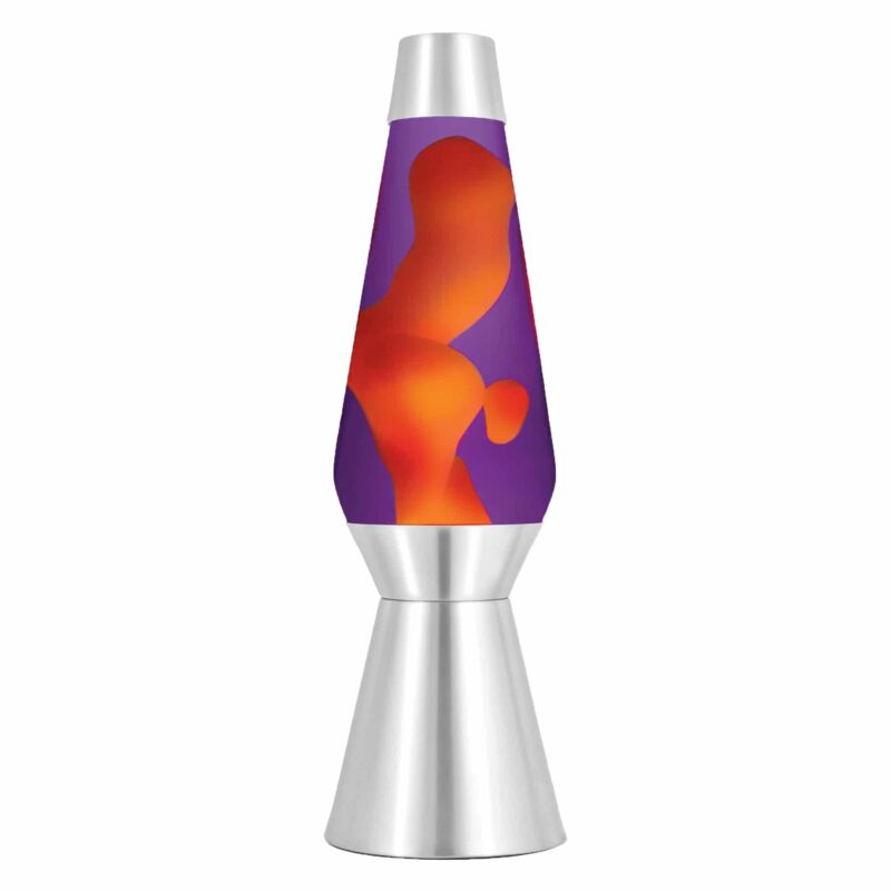 27″ LAVA Lamp Grande – Yellow/Purple/Silver - US 9744