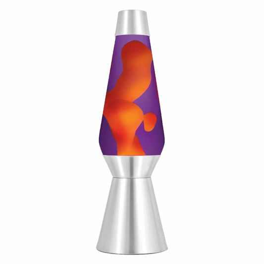 27″ LAVA Lamp Grande – Yellow/Purple/Silver - US 9744
