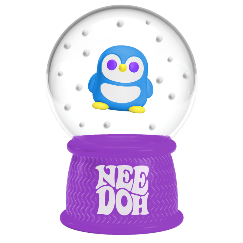 NeeDoh Squish N Flow Snow Globe - US 6257