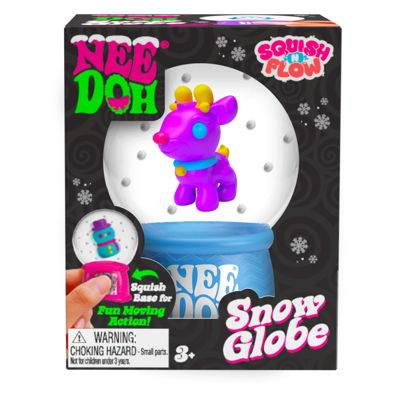 NeeDoh Squish N Flow Snow Globe - US 6257